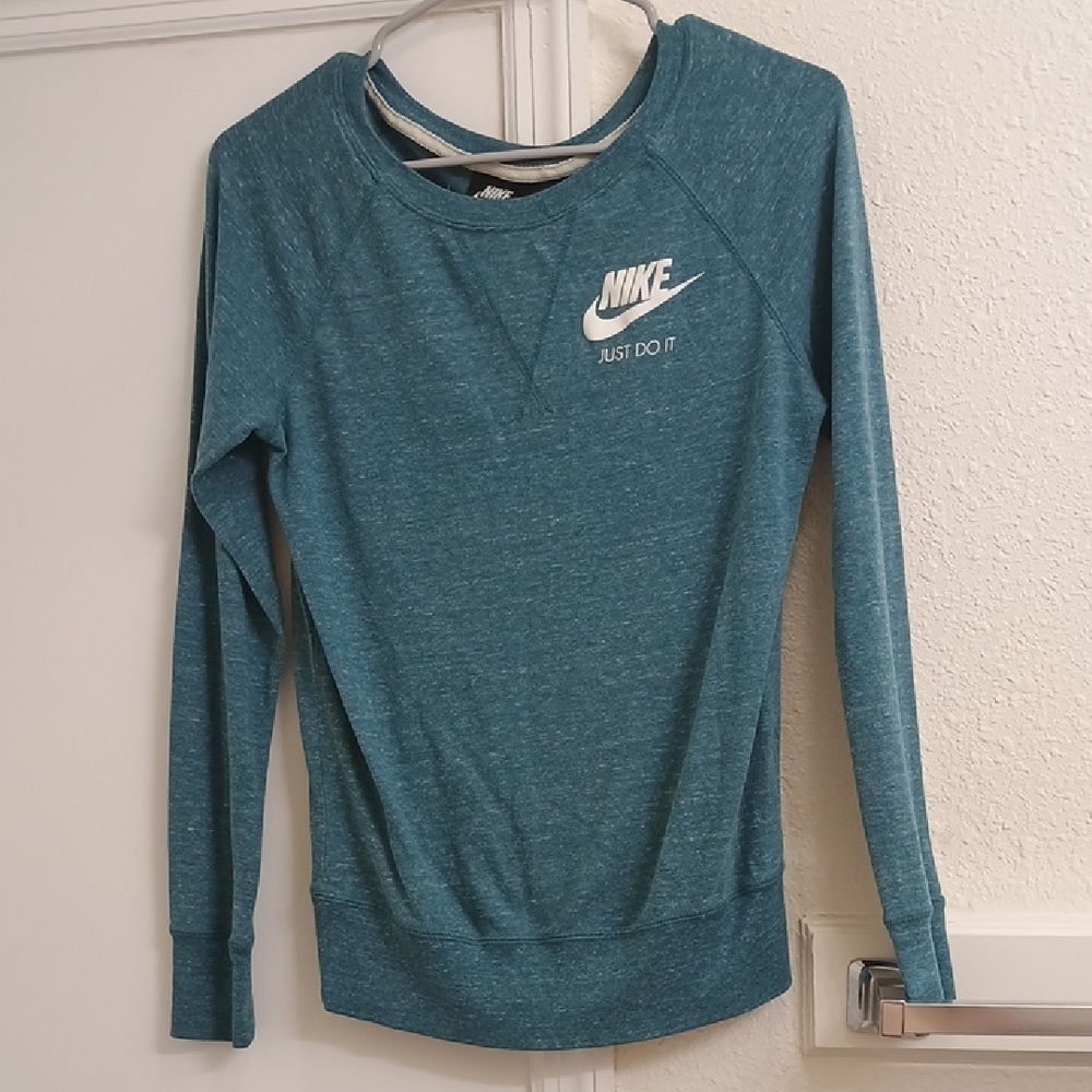 Nike Blue Long Sleeve Top
